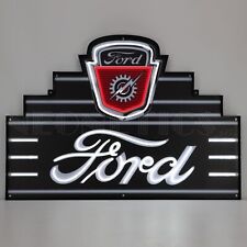 Ford Licensed Neon Sign LED Flex Art Deco Neon Sign in Steel Can 29ADFRD picture