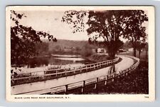 Gouverneur NY-New York, Black Lake Road, c1931 Vintage Souvenir Postcard picture