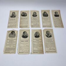 Diamond Dyes Advertisement Papers With Famous Figures Pictures Circulated 1890’s picture