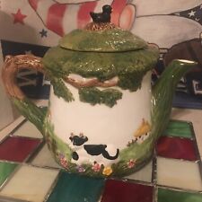 Vintage pmc country tea pot picture
