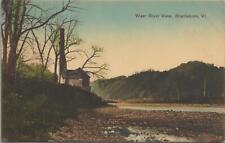 Postcard West River View Brattleboro VT  picture
