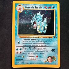 Giovanni’s Gyarados 5/132 Gym Challenge Rare Holo Pokemon Card picture