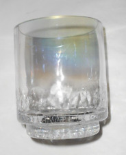 Yankee Candle PEARLESCENT CRACKLE Glass Cande Holder 1582078 NWT 3.5