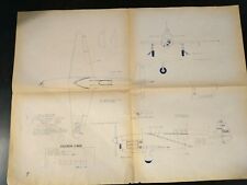 1934 CAUDRON C-460 AIRPLANE AIRCRAFT  Drawing Specs NATIONAL AIR RACES picture