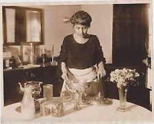 1st Lady Grace Coolidge White House Dinner Prep Antique 1920s News Press Photo picture
