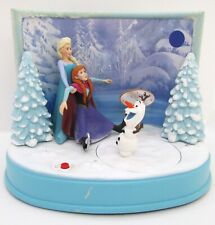 New Disney Frozen Animated Holiday Ice Skating Lights & Music Tabletop Display picture