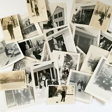 Photo Lot of 23 Winter in Portsmouth VA 1940s-50s Cradock Virginia Genealogy picture