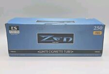 1 Box Zen Smoke White Light 100 mm 100's Cigarette Filter 250 Tubes - picture
