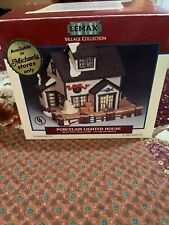 Lemax Christmas village house ,1998, River House Vintage, Boxed picture