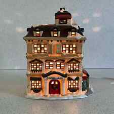 Mervyn's Village Square Orphanage Brick Lighted Building 1998 Christmas Retired picture