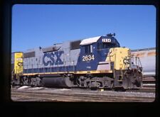 Original Railroad Slide CSX CSXT 2634 GP38-2 at Decatur, IL picture
