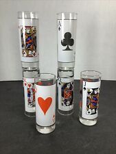 Set Of 6~Poker Cards Shot Glasses picture