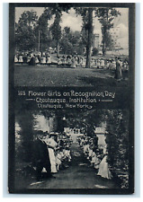1908 Flower Girls on Recognition Day Chautauqua Institution New York NY Postcard picture