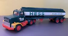 Vintage 1970s Hess Toy Truck Tank Trailer Fuel Oils Hong Kong picture