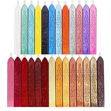 26Pcs Antique Sealing Wax Sticks with Wicks for Postage Letter Retro Vintage Wax picture