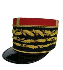 Marshal Of France French Army Military General Officer Visor Hat Cap Kepi picture