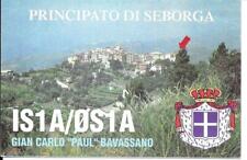 QSL 1994 Seborga   radio card    picture