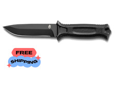 Gerber Gear - Fixed Blade Tactical Knife for Survival Gear - Black. Plain Edge. picture