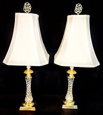 Waterford Medium Sized Table lamps with Genuine Waterford Sockets - NOS picture