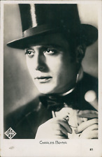 Actor Charles Boyer, ca.1948, vintage silver print on postcard paper Vinta picture
