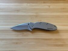 1600 Kershaw Leek Knife Silver Plain Blade Assisted Opener - New picture
