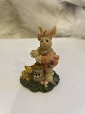 Vintage Cottontale Collection Hand Painted Easter Bunny Milk Figurine w/box picture