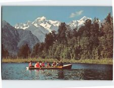 Postcard A guided party on Lake Mathieson, Fox Glacier, New Zealand picture