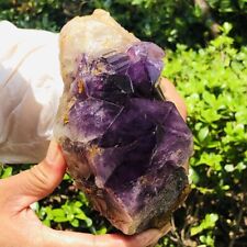 3.52LB Natural Amethyst Cluster Purple Quartz Crystal Rare Mineral Specimen 460 picture