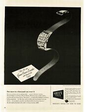1945 Gruen Curvex Executive Men's Wrist Watch Vintage Print Ad picture