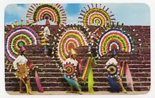 Quetzal Dance Puebla Mexico Photochrome Posted Postcard picture