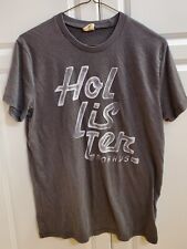 Hollister Boards T Shirt Men's Small Crew Neck Gray SOFT Cotton Blend picture