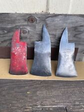 Vintage lot of 3 Fireman's axe heads, 1 Kelly Standard, 2 Manns. picture