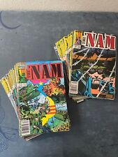 The Nam #1-46 53 Marvel 1986 Comic Book Newsstands Partial Run Mid High Grades picture