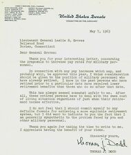 “Manhattan Project” Thomas J. Dodd Hand Signed TLS Dated 1963 JG Autographs COA picture