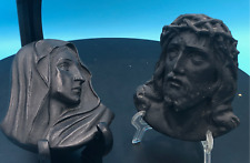 Beautiful Catholic Busts /Reliefs of Ecce Homo and Our Sorrowful Mother picture