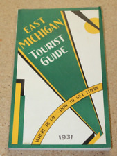 1931 Vintage East Michigan Tourist Guide Book Brochure Map 128 Pages picture
