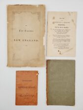 Lot of (4) 19th Century New England Publications dating 1813-1890 picture
