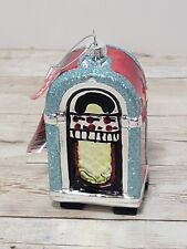 Old World Christmas JIVIN' JUKEBOX Glass Ornament Rock And Roll 38046 New picture