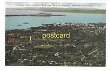 JAMAICA. BIRD'S - EYE VIEW OF KINGSTON. OLD POSTCARD c.1910 #1273. picture
