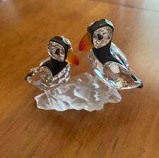 Swarovski Crystal Figurine Puffins picture