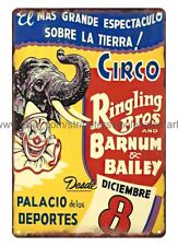 1970 RINGLING BROS BARNUM BAILEY CIRCUS Deportes Mexico tin sign old  your home picture