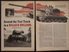 Walker Bulldog T-41 M41 US Army Light Tank 1951 Test Report Review picture