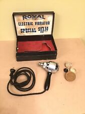 Vintage 1920’s 30’s Royal Electric Vibrator w/Massagers Box Working Stage Prop picture