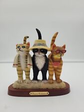 3 Cool Cats Figurine Flat Bottom picture