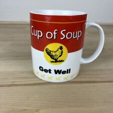 Cup Of  Soup Get Well 12 oz Coffee Tea Mug Cup Hot Coco Chicken Soup Cup picture