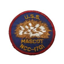Vintage U.S.S. Mascot NCC-1701 Patch Badge Motorcycle Vet picture