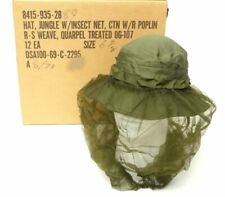 Vietnam War Jungle Hat w/ Insect Net Poplin OG-107 DSA 1969 Size 6 7/8 Boonie picture