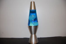 11.5 inch 12oz Lava Brand Motion Lamp Blue Liquid White Wax Fun Retro Home Decor picture