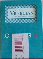 1 SINGLE DECK THE VENETIAN CASINO LAS VEGAS PLAYING CARDS picture
