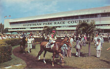 FL, HALLANDALE -- GULFSTREAM RACE COURSE - HORSES (postcard) picture